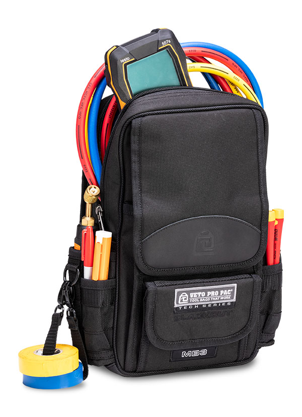 MB3 Blackout – Bolso Profesional Tipo Sling Porta Herramientas