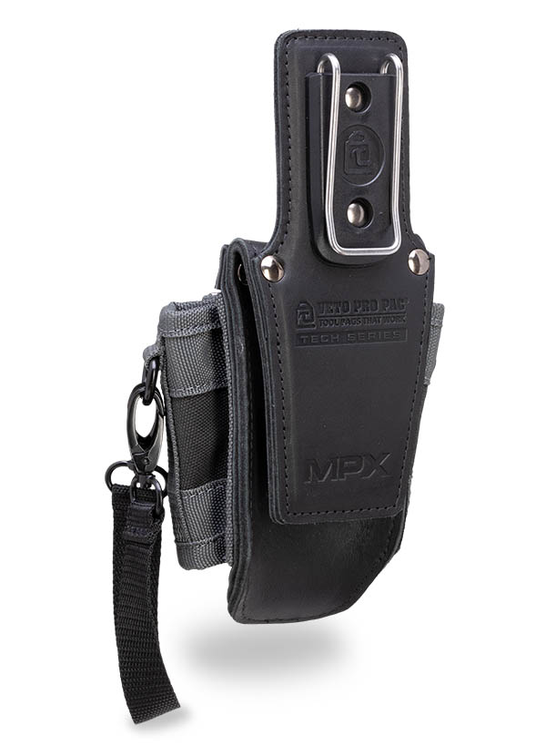 MPX – Porta Herramientas Compacto de Perfil Bajo con Soporte de Cuero