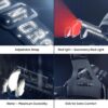 Linterna frontal - Lámpara LED recargable por USB para la cabeza